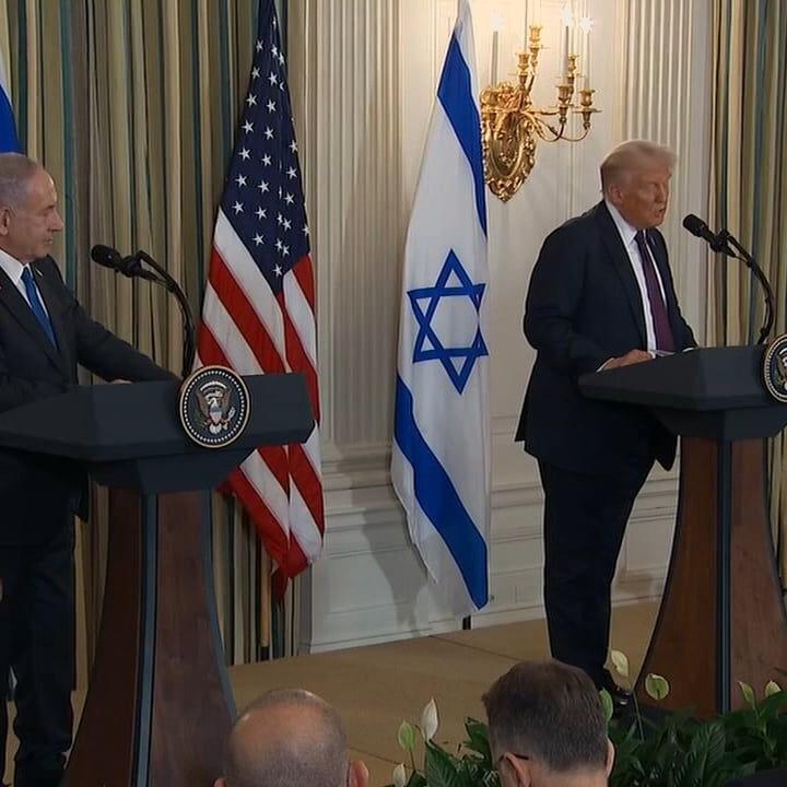 Trump and Netanyahu say they've agreed on a plan to end Gaza war and await Hamas to accept the terms